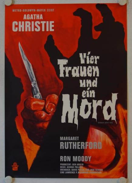 Vier Frauen und ein Mord originales deutsches Filmplakat